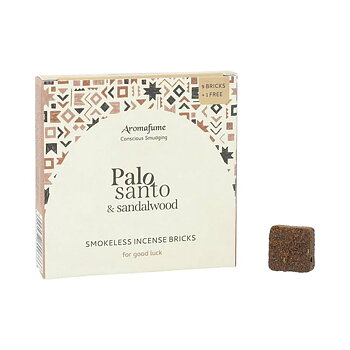 Aromafume Incense Bricks Palo Santo och sandelträ -- 40G