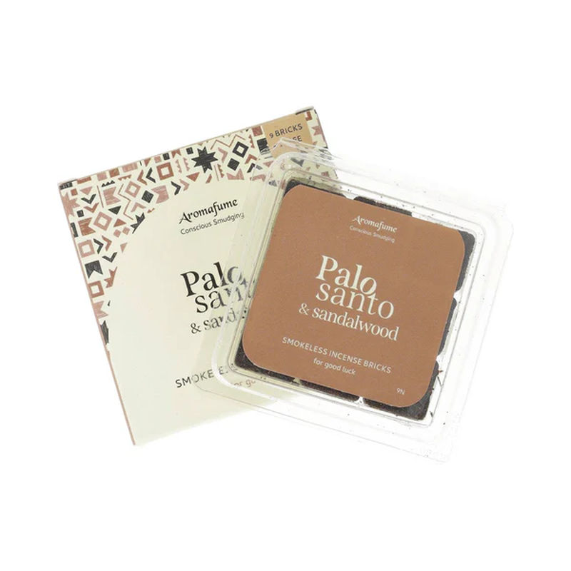 Aromafume Incense Bricks Palo Santo och sandelträ -- 40G - 2