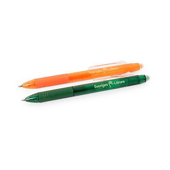 Bläckpenna med sudd - Blandade färger