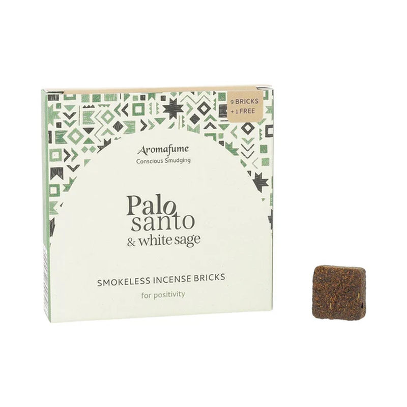 Aromafume Incense Bricks Palo Santo & White Sage -- 40G