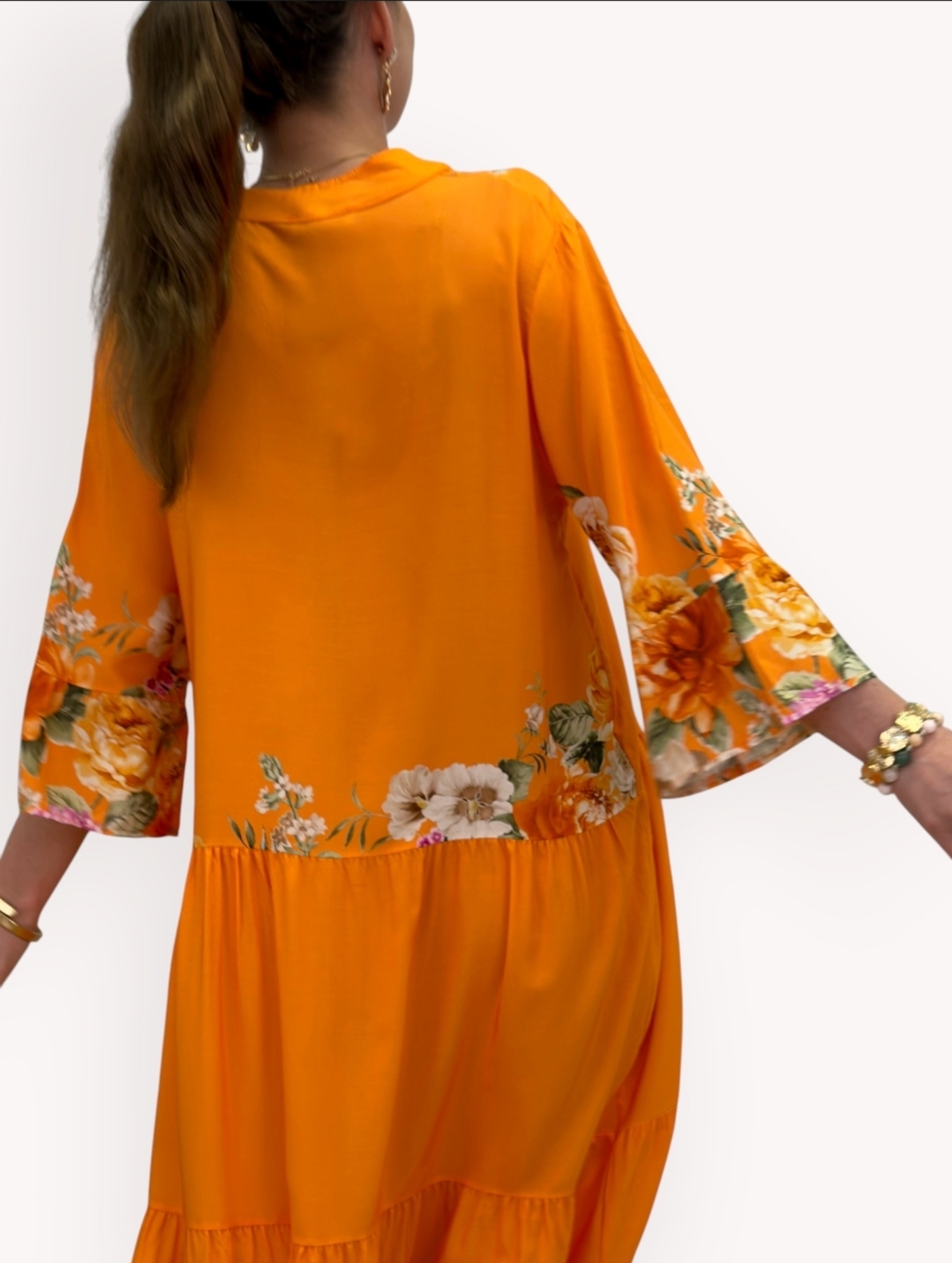 Gemini- Klänning Riona orange - 2