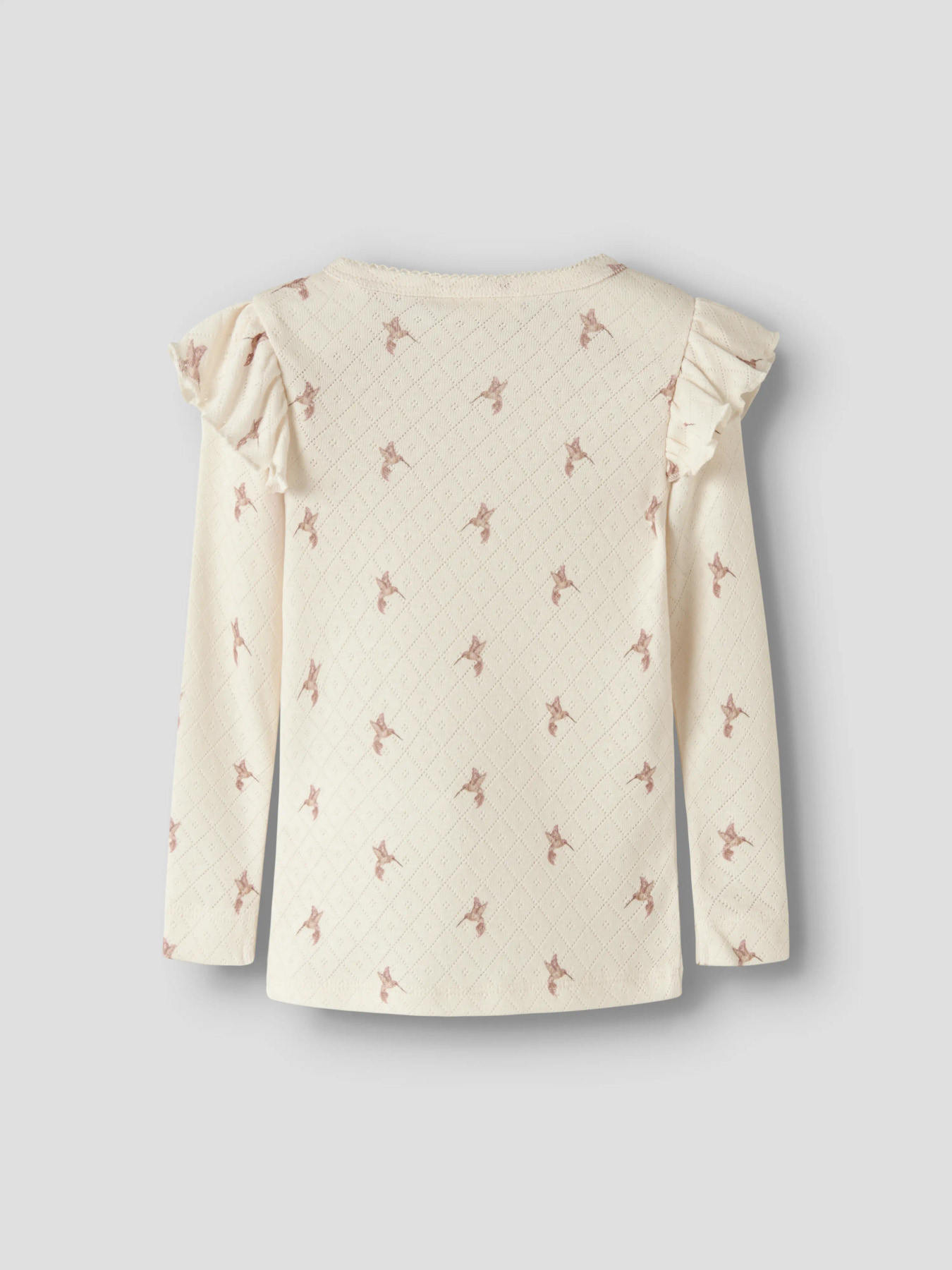 NMFRACHELLO TYL LS SLIM TOP HEA LIL Turtledove BIRD - 3
