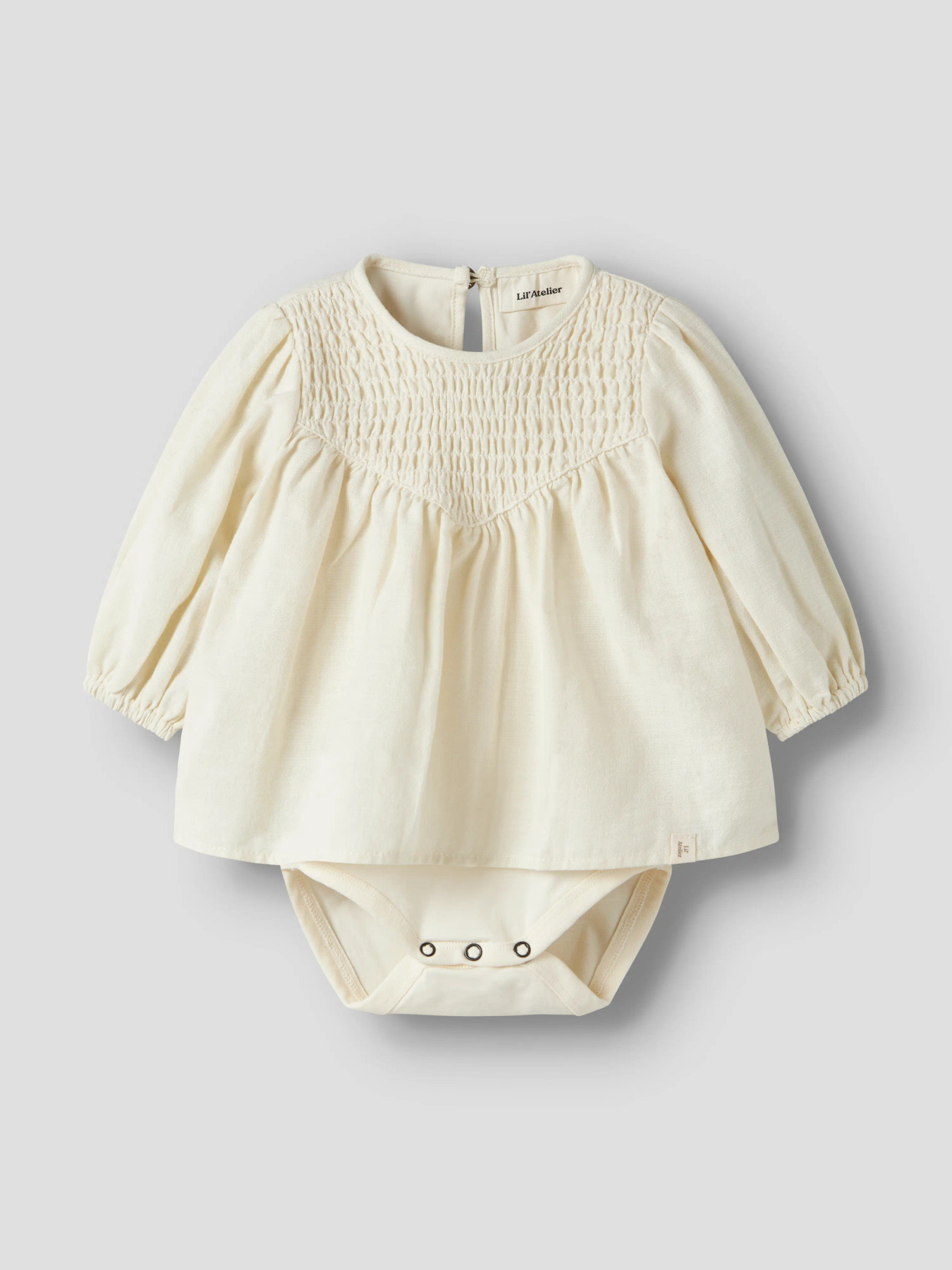 NBFNELLA LS LOOSE BODY SHIRT LIL Turtledove - 2