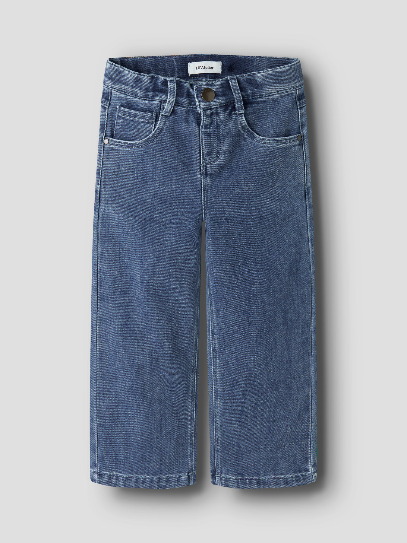 NMFOBELLO WIDE JEANS 1144-SE LIL Dark Blue Denim - 2