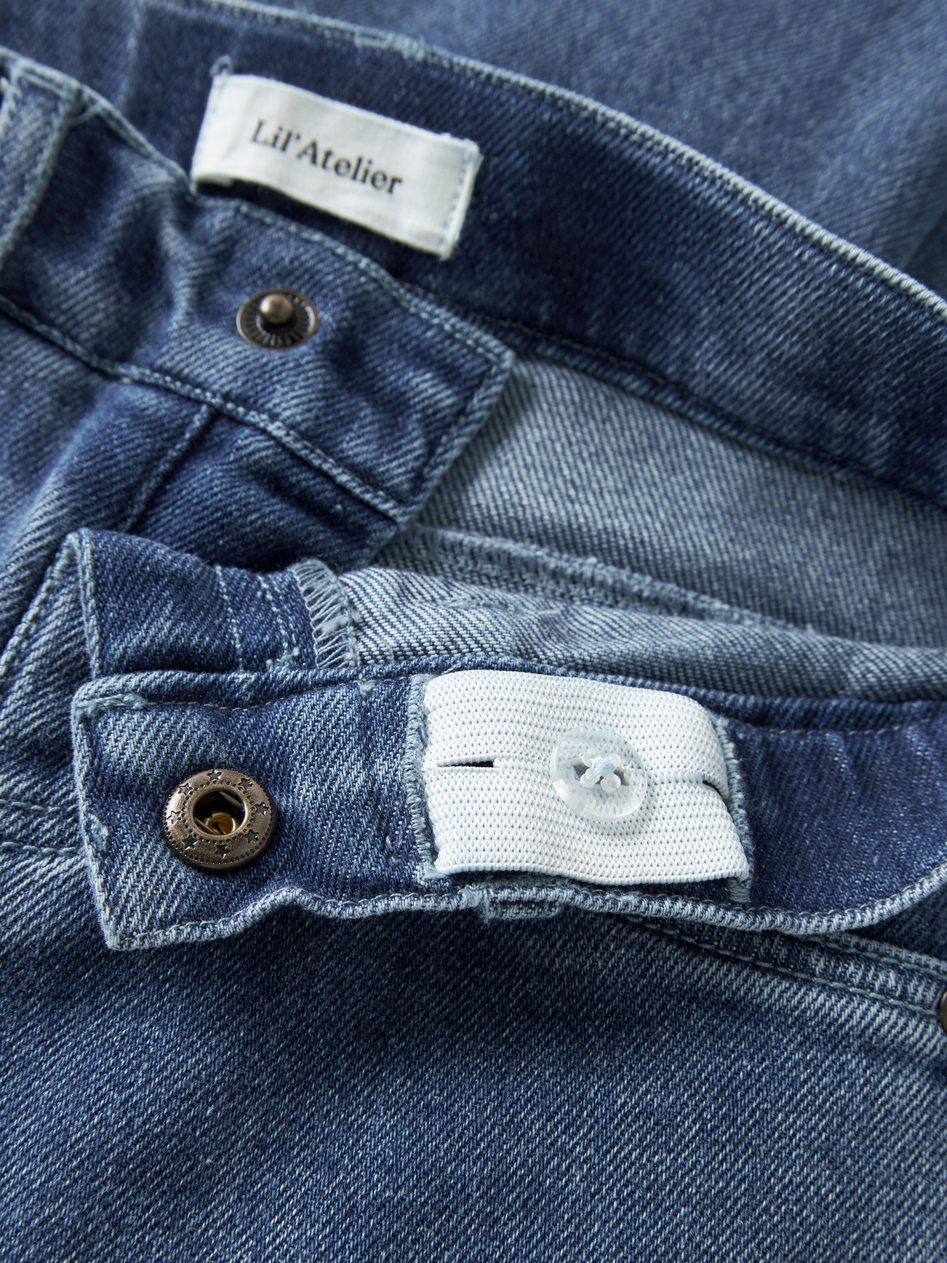 NMFOBELLO WIDE JEANS 1144-SE LIL Dark Blue Denim - 5