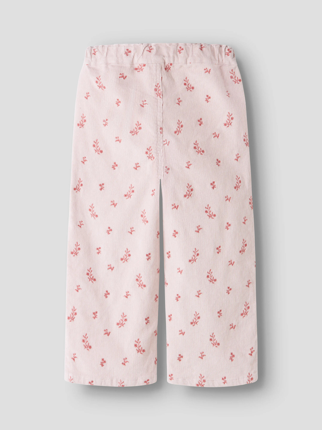 NMFNELLY CORD WIDE PANT 1145-HC LIL Hushed Violet FLOWER EMB - 3