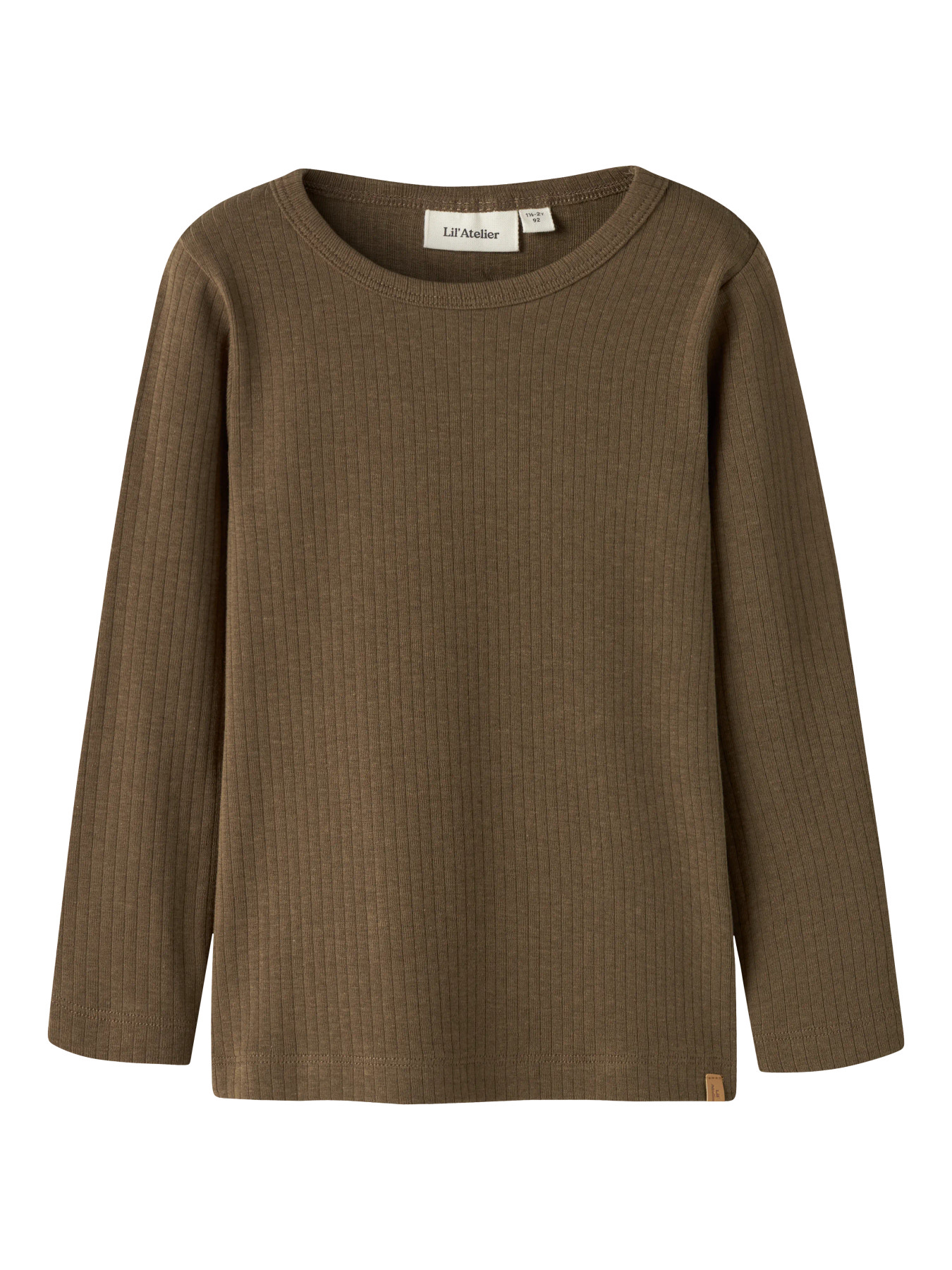 NMMGABO BOB LS SLIM TOP LIL Teak