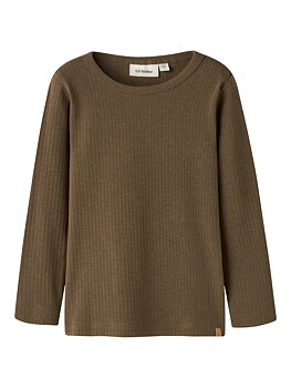 NMMGABO BOB LS SLIM TOP LIL Teak