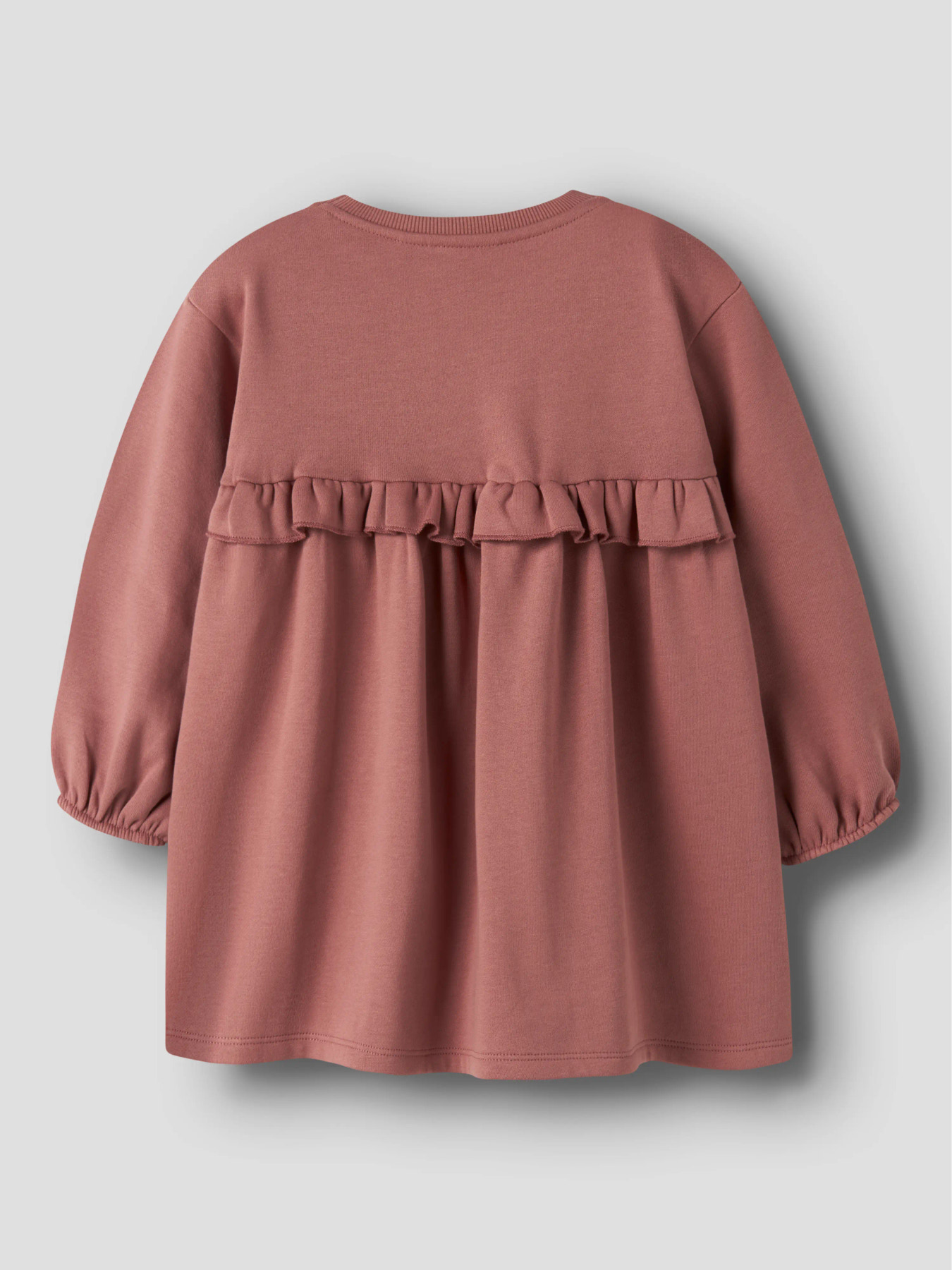 NMFKILANO LS LOOSE SWEAT DRESS BRU LIL Withered Rose - 3