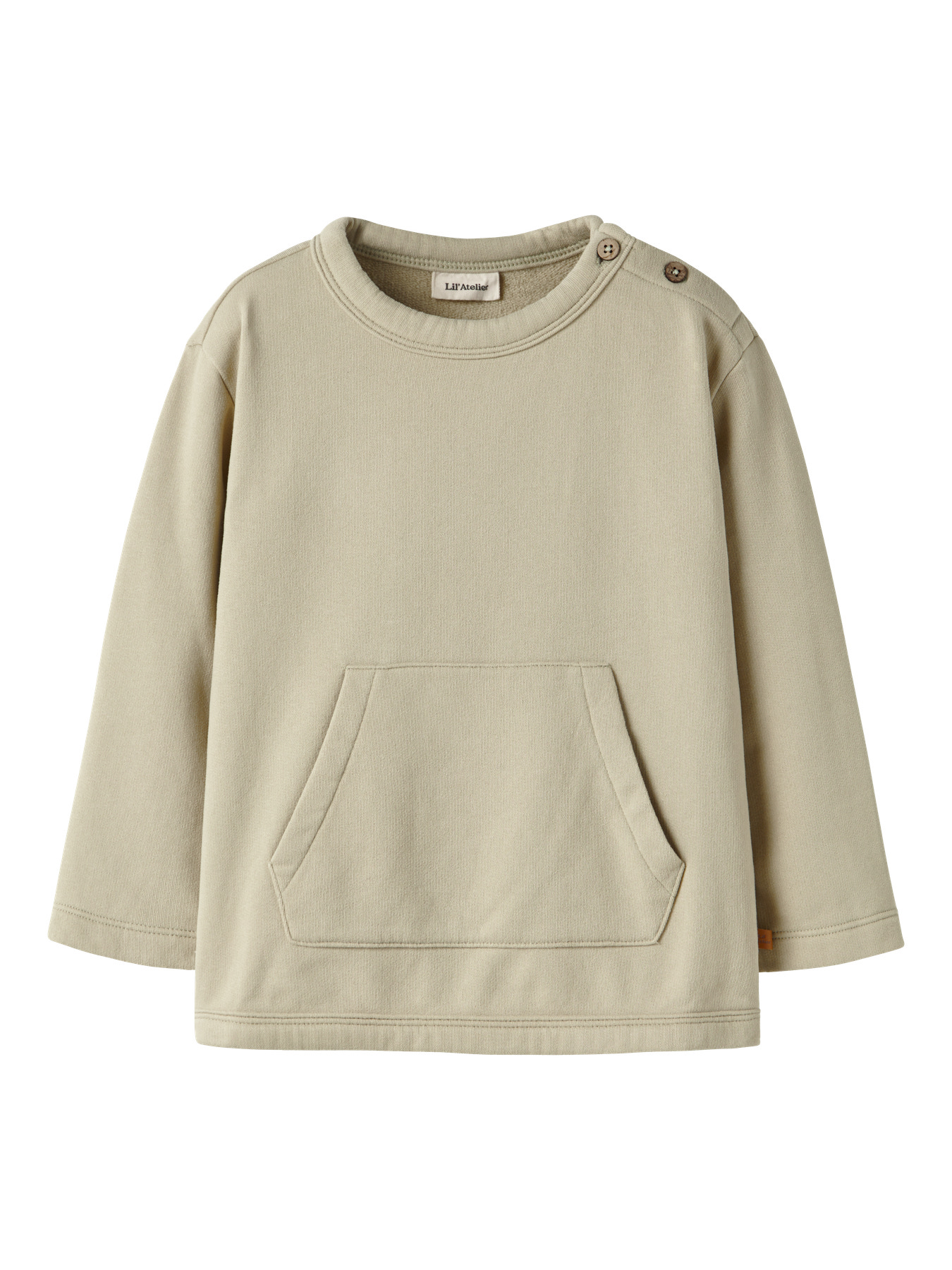 NMMILONDON REA LS LOOSE SWEAT BRU LIL Moss Gray