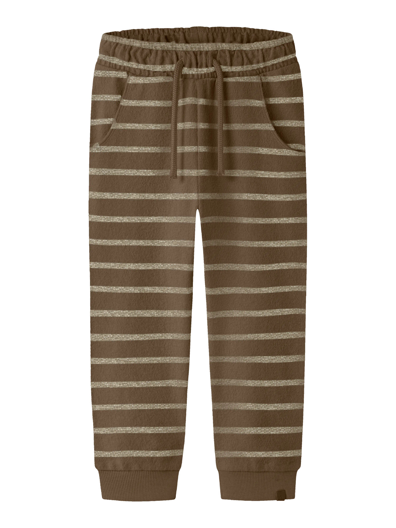 NMMOBY LOOSE PANT LIL Teak TURTLEDOVE