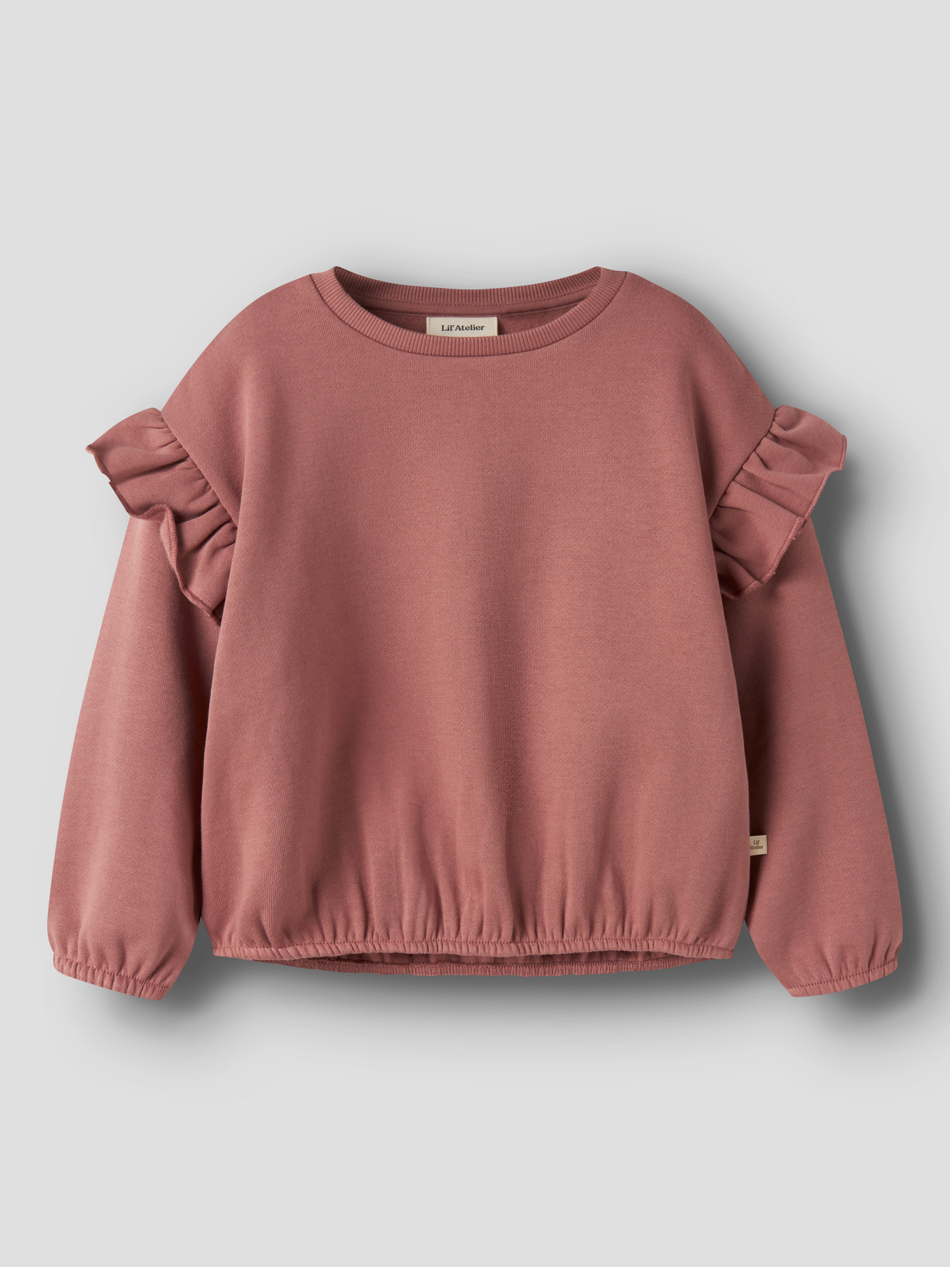 NMFKILANO LS LOOSE SWEAT BRU LIL Withered Rose - 2