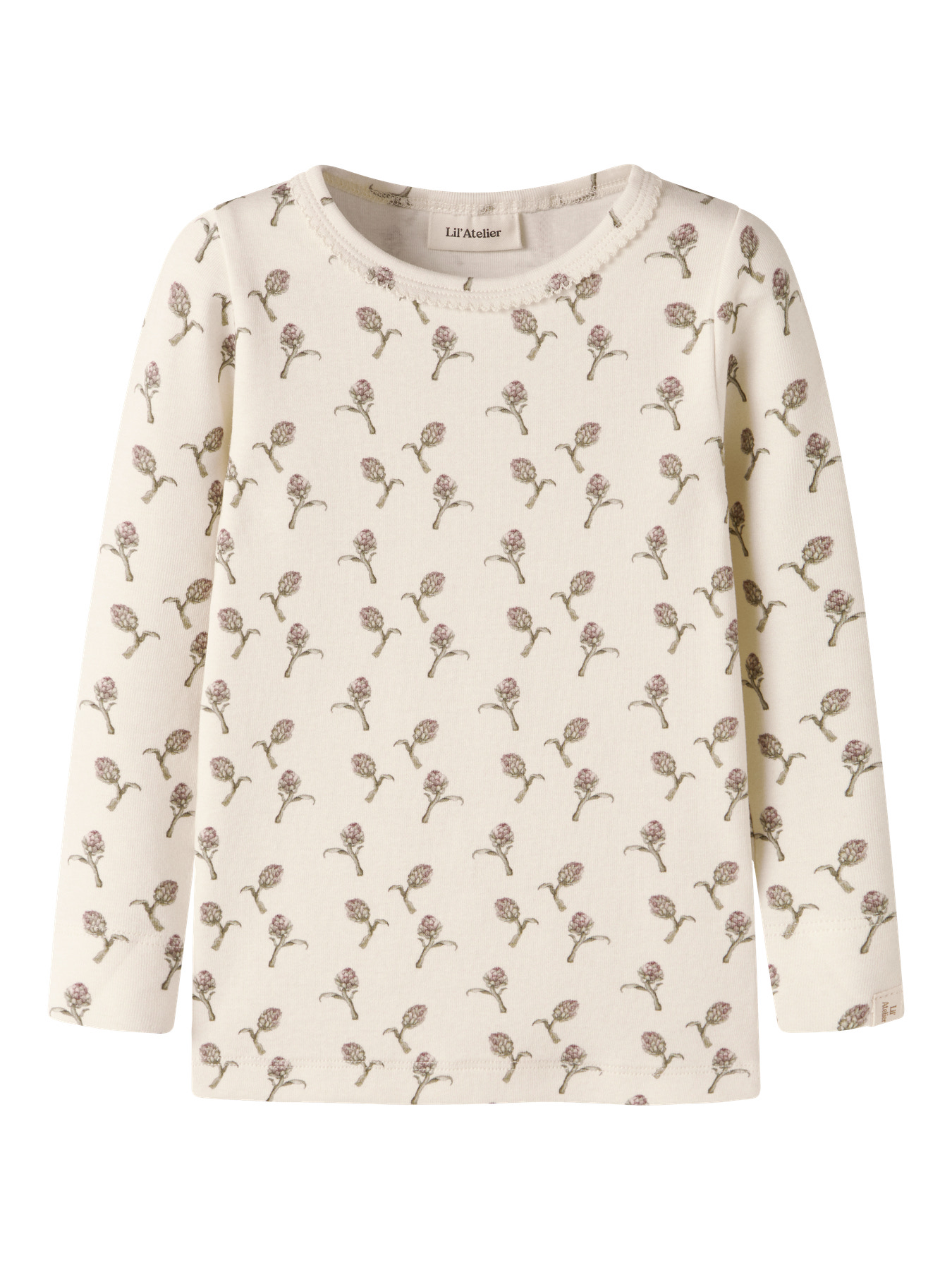 NMFGAYO SIG LS SLIM TOP LIL Turtledove ARTICHOKE