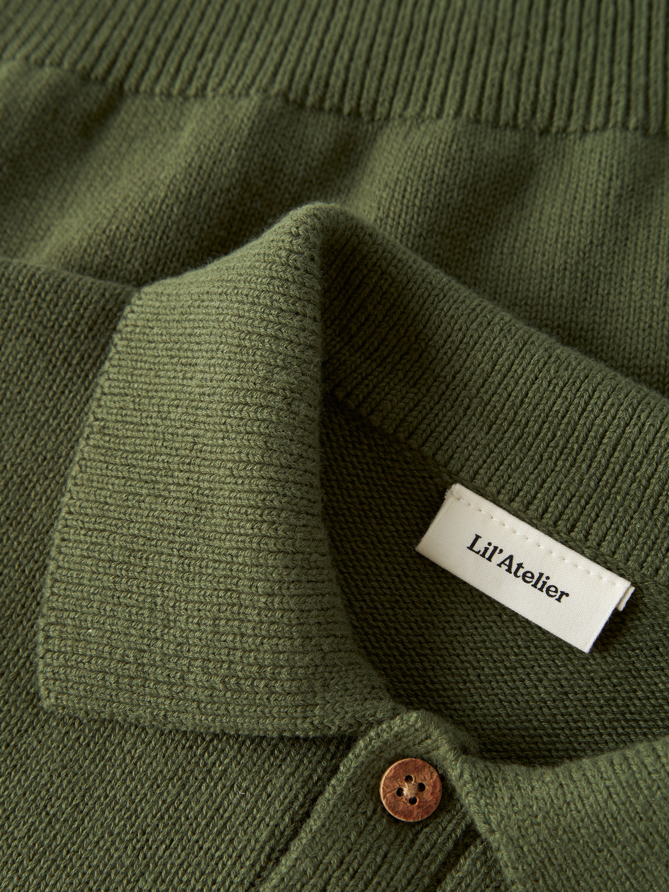 NMMOLO LS KNIT POLO LIL Cypress - 4