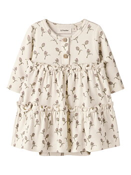 NBFGAYO SUM LS BODY DRESS LIL Turtledove ARTICHOKE