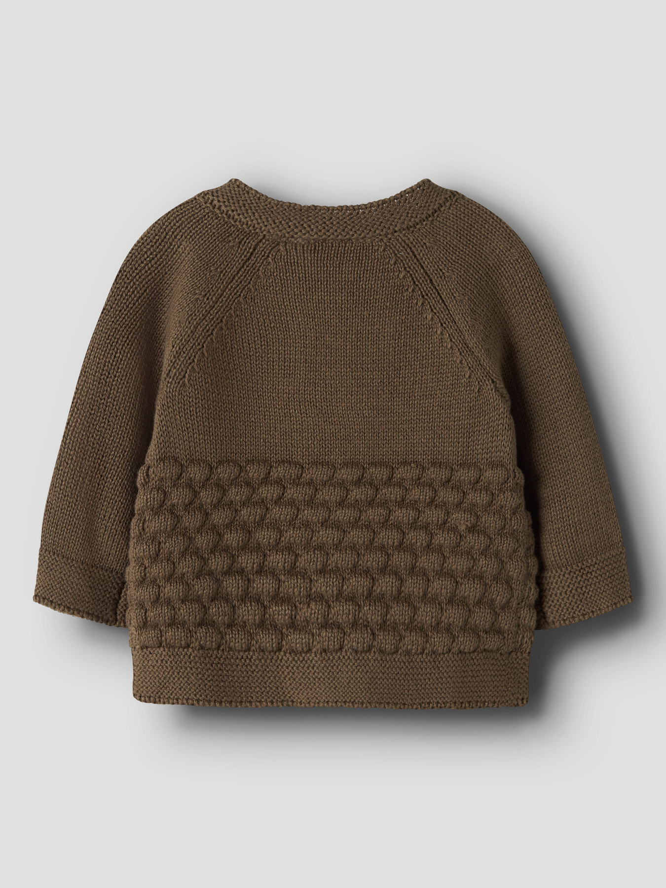 NBNNOBIR LS KNIT CARD LIL Teak - 3