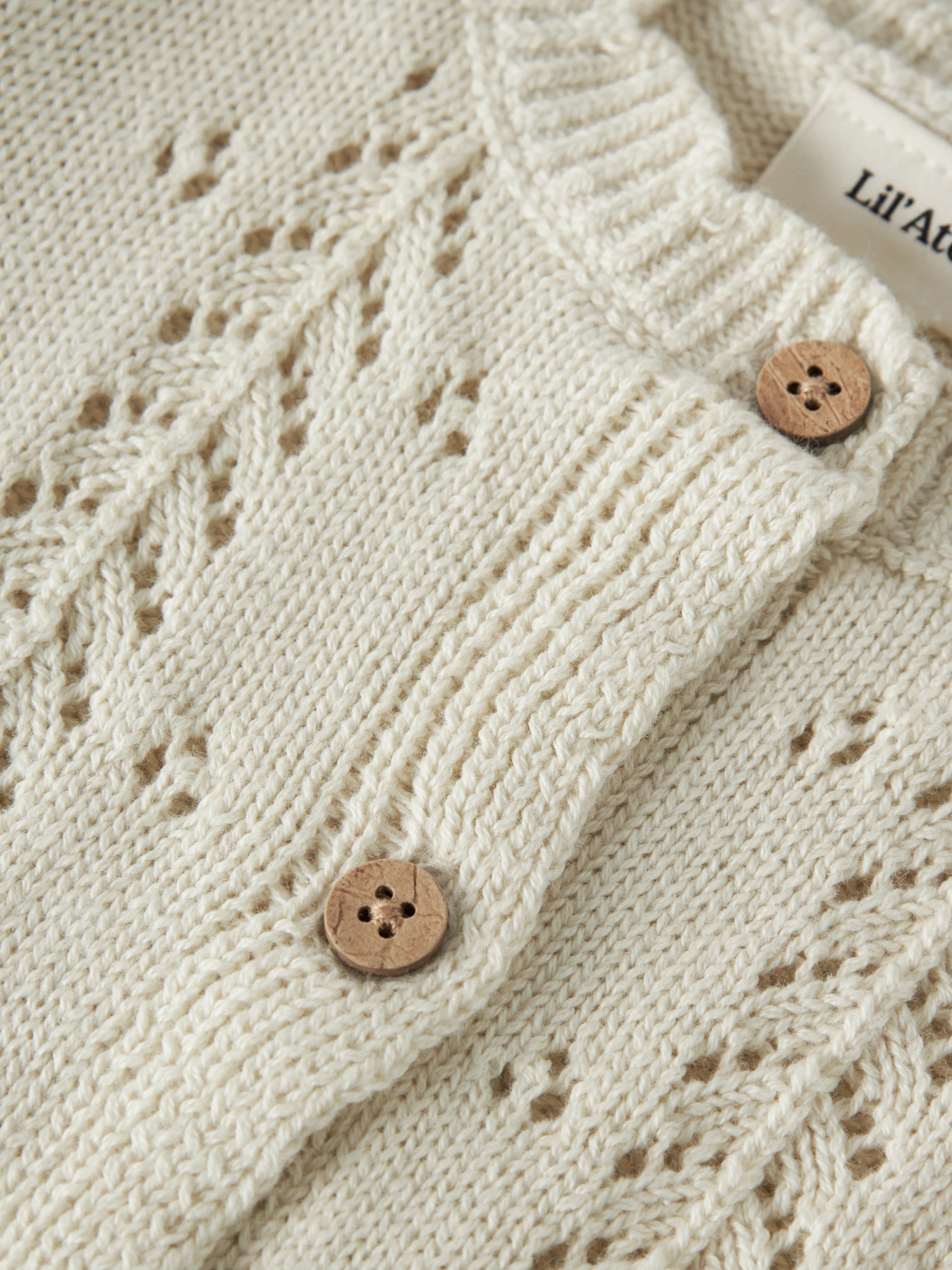 NBFOPLEA LS KNIT CARD LIL Turtledove - 4