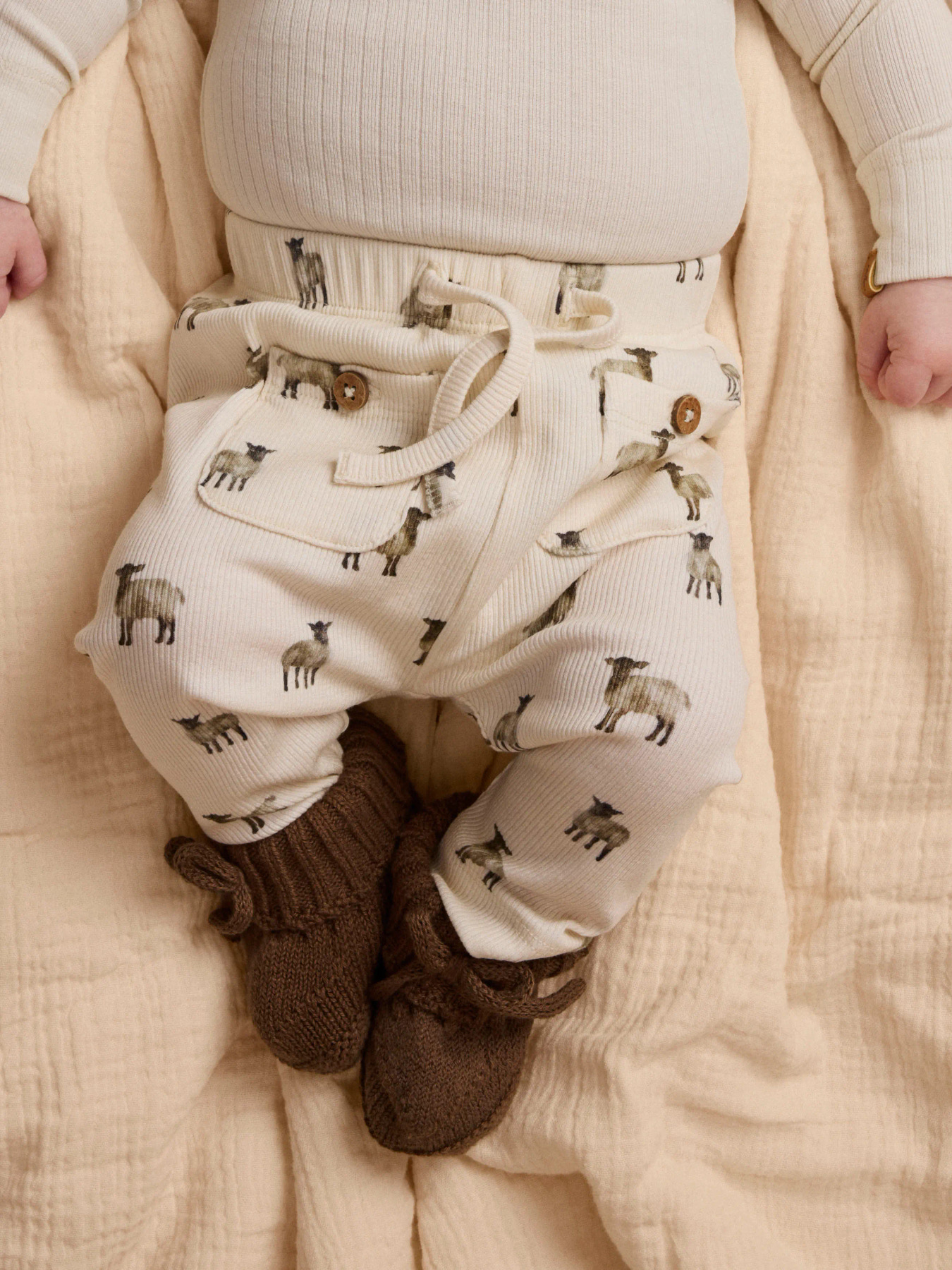 NBMGAVO ENK LOOSE PANT LIL Turtledove SHEEP - 5