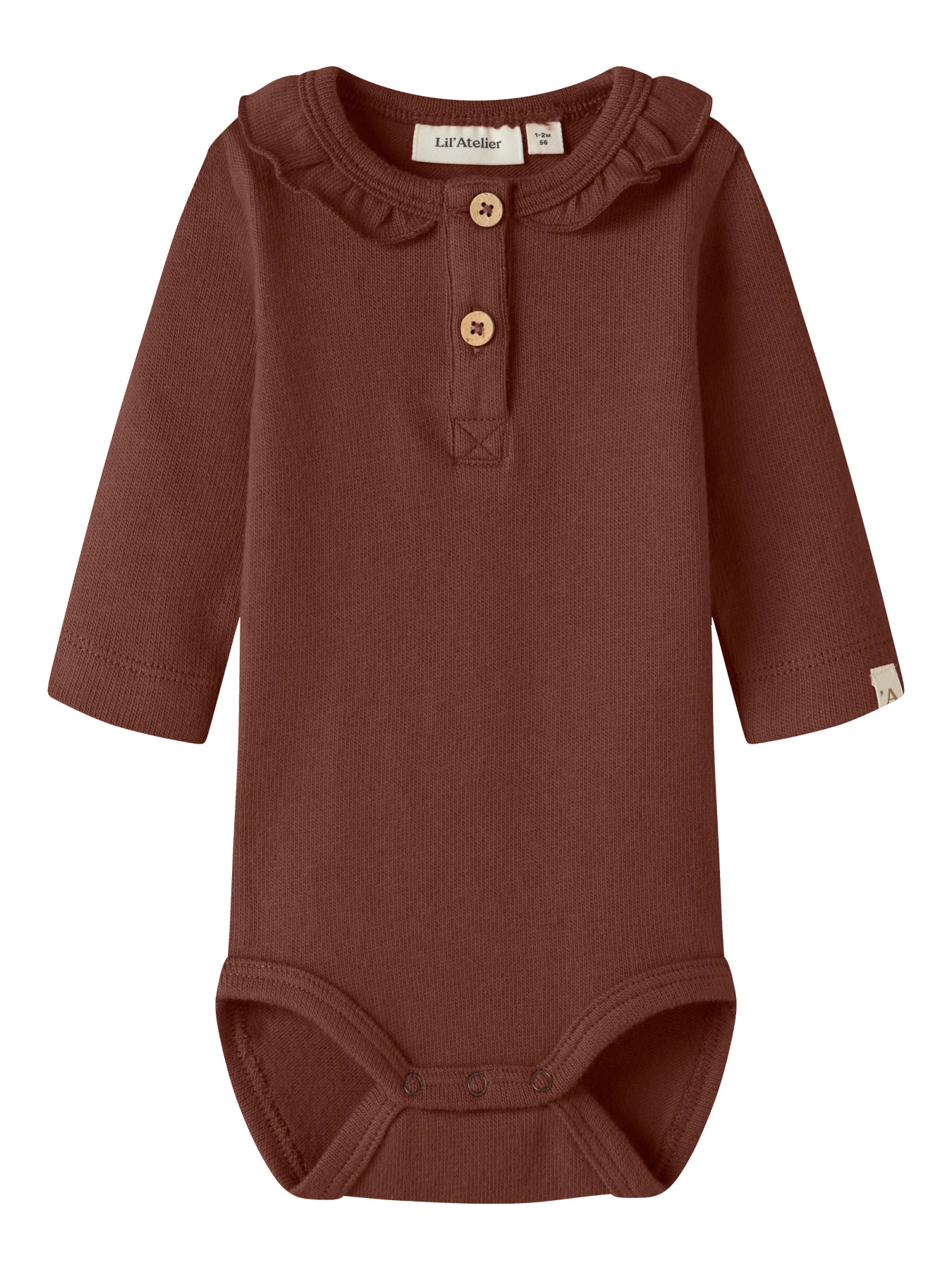 NBFTHORO HOU LS SLIM BODY LIL Mahogany