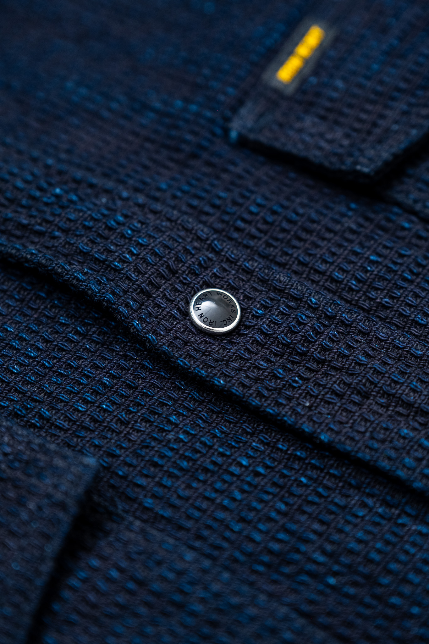 Iron Heart - IHSH-437-IND 13.5oz Dobby Cloth CPO Shirt Indigo - 9