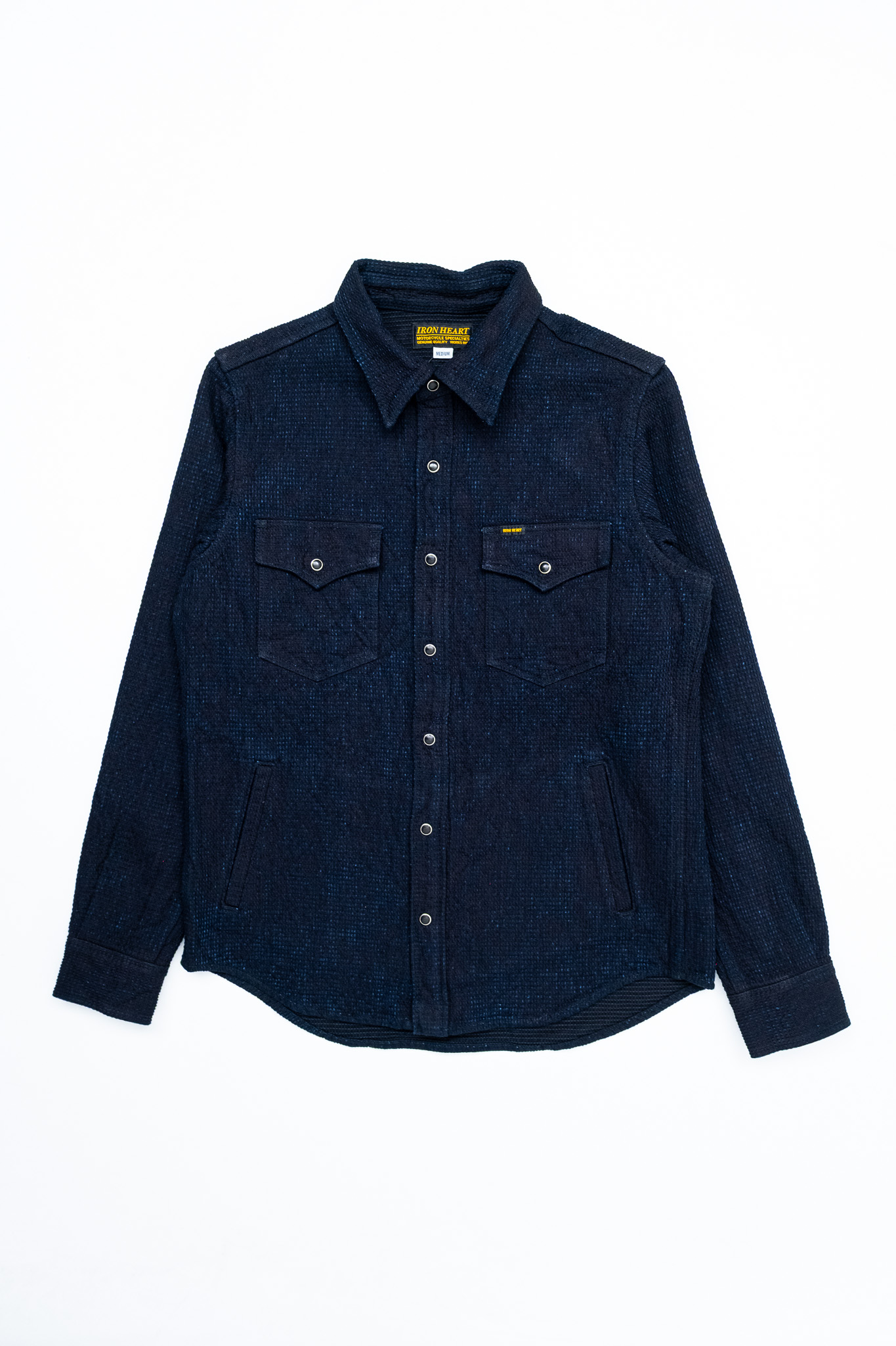 Iron Heart - IHSH-437-IND 13.5oz Dobby Cloth CPO Shirt Indigo - 2
