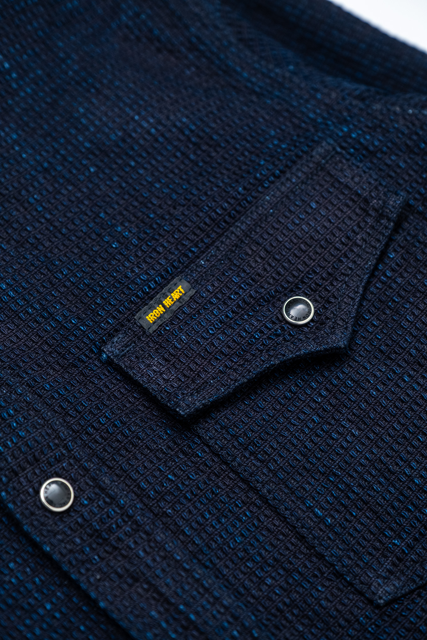 Iron Heart - IHSH-437-IND 13.5oz Dobby Cloth CPO Shirt Indigo - 5