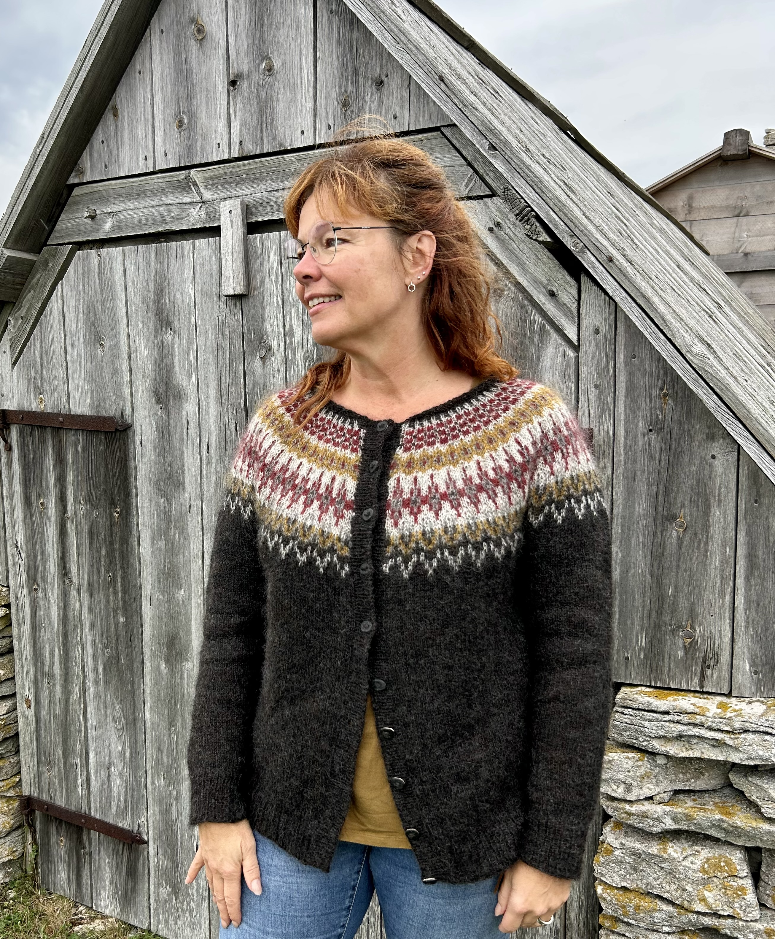 Cardigan, hand knitted