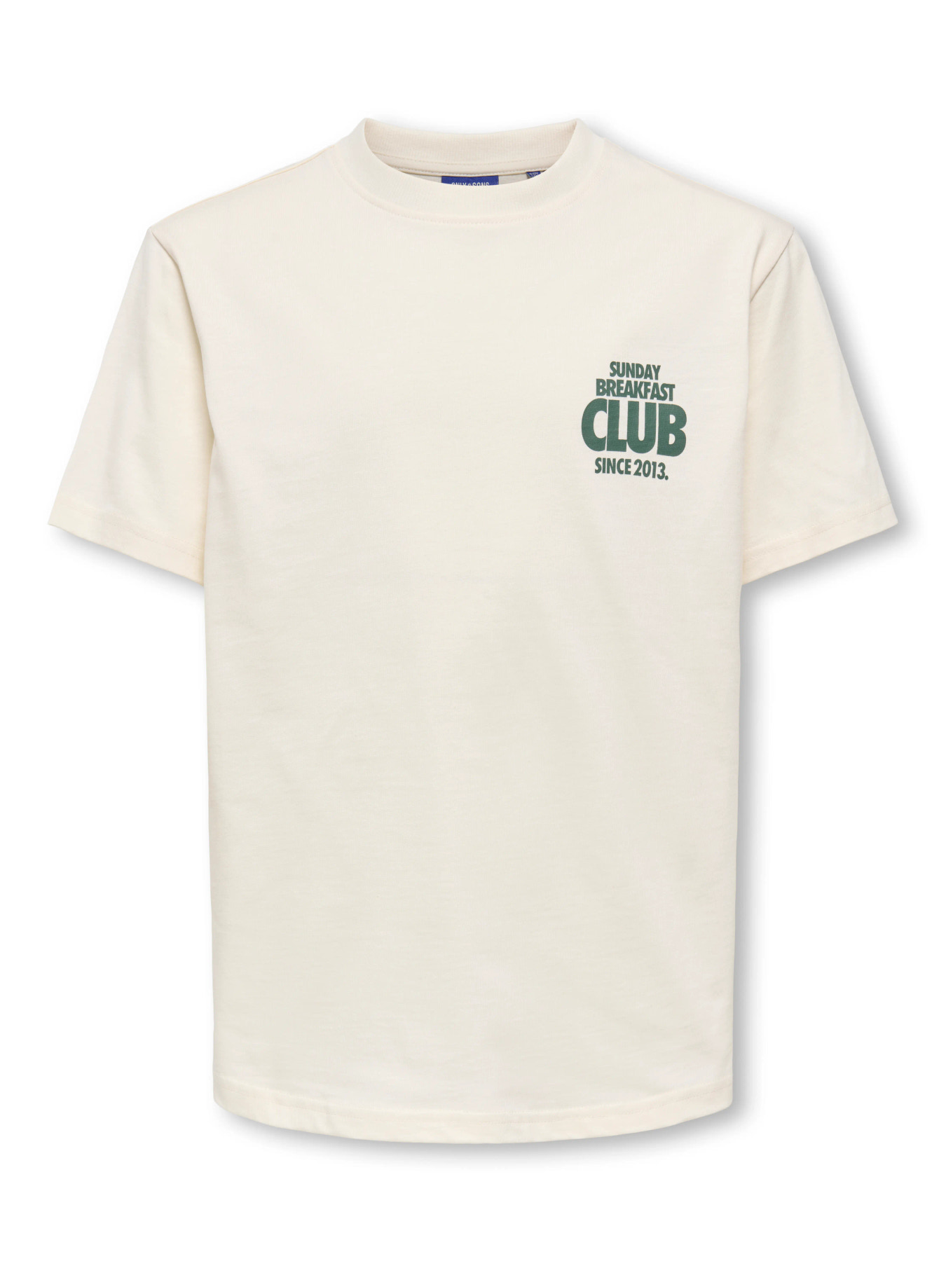 OSJFRED RUN CLUB BOXY SS TEE Egret BREAKFAST CLUB