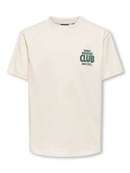 OSJFRED RUN CLUB BOXY SS TEE Egret BREAKFAST CLUB
