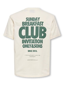 OSJFRED RUN CLUB BOXY SS TEE Egret BREAKFAST CLUB