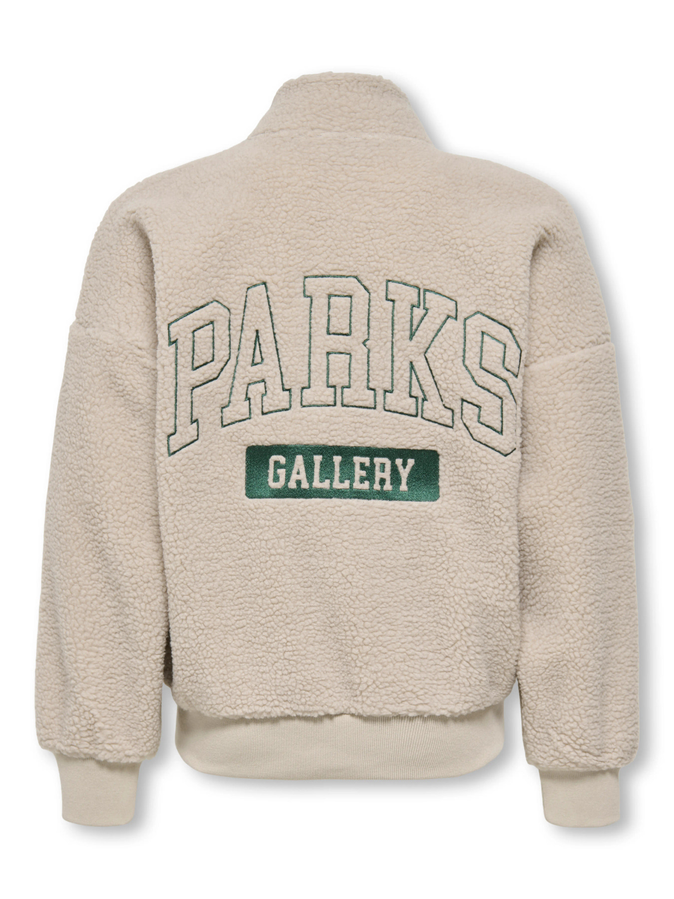 OSJPARKS LIFE OVZ LS ZIP SHERPA SWEAT Silver Lining EMBROIDERY PINENEEDLE - 2