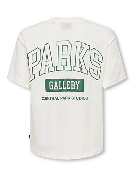 OSJPARKS GALLERY SS RLX TEE Cloud Dancer PARKS