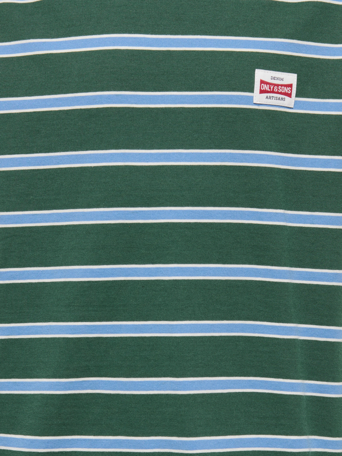 OSJDAWSON RLX SS STRIPE TEE Pineneedle BLUE JASPER + EGRET - 3