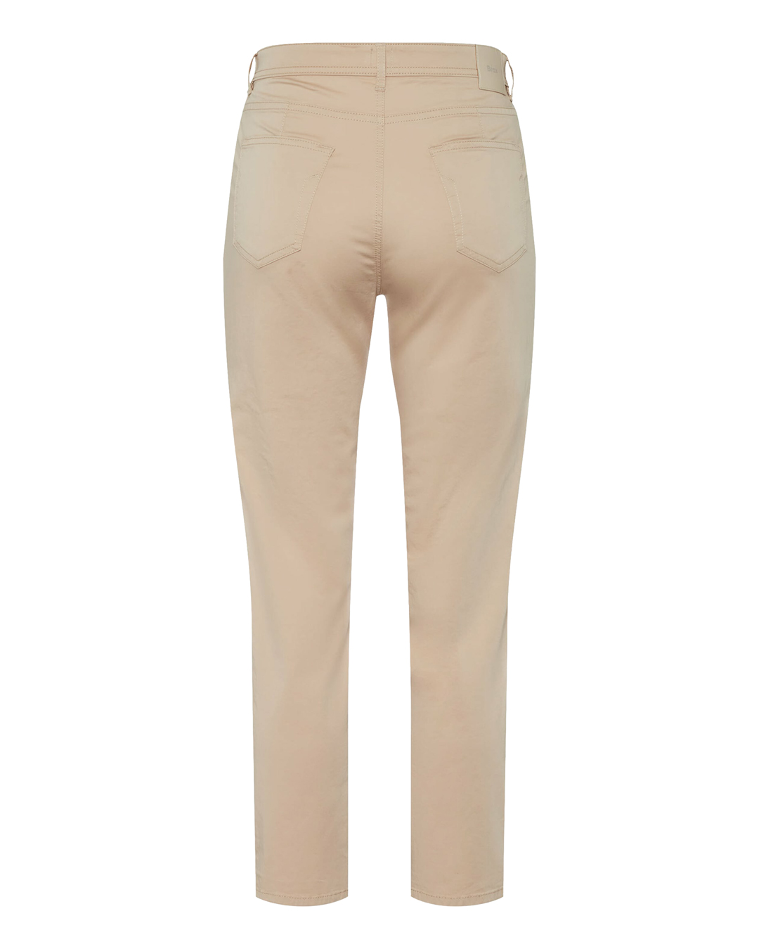 Jeans MaryS kort bomullsblandning beige - 8