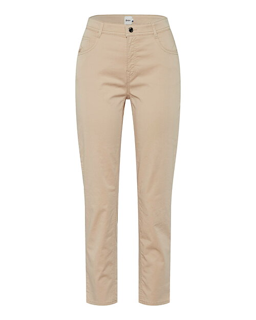 Jeans MaryS kort bomullsblandning beige - 7