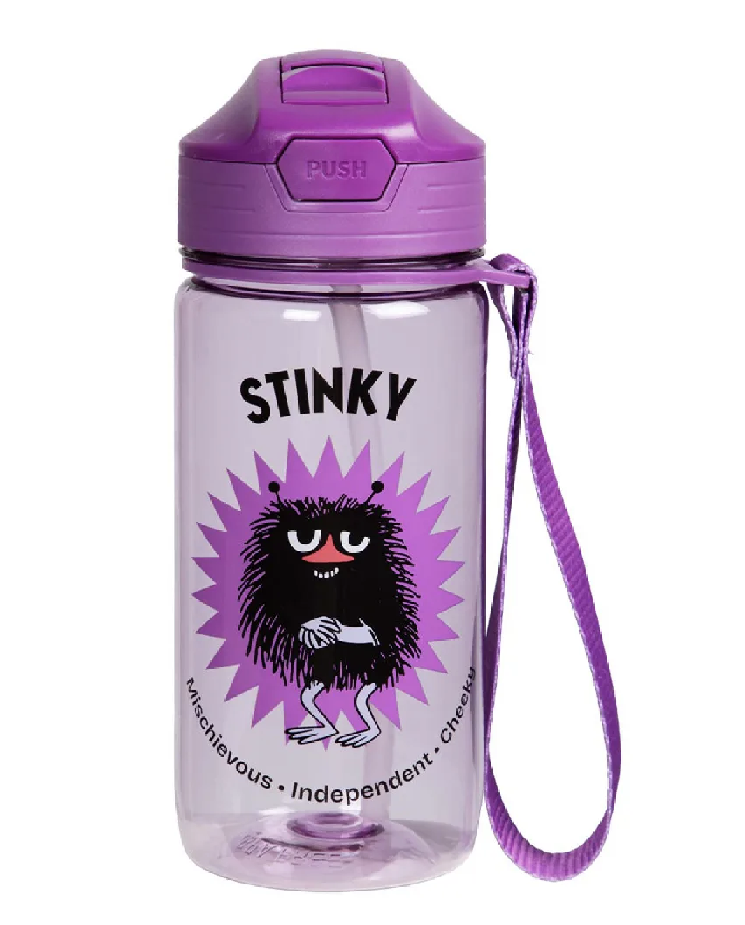 Moomin Water Bottle 5,5 dl - Personalities - Stinky Purple