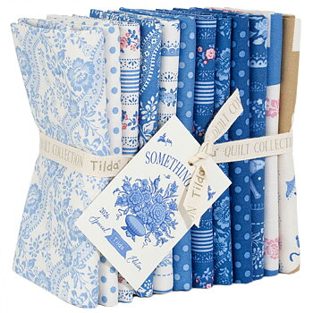 Tilda  Fat Quarter Something Blue Blenders