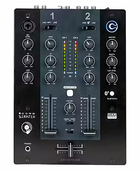 DAP CORE Scratch 2 Channel DJ mixer