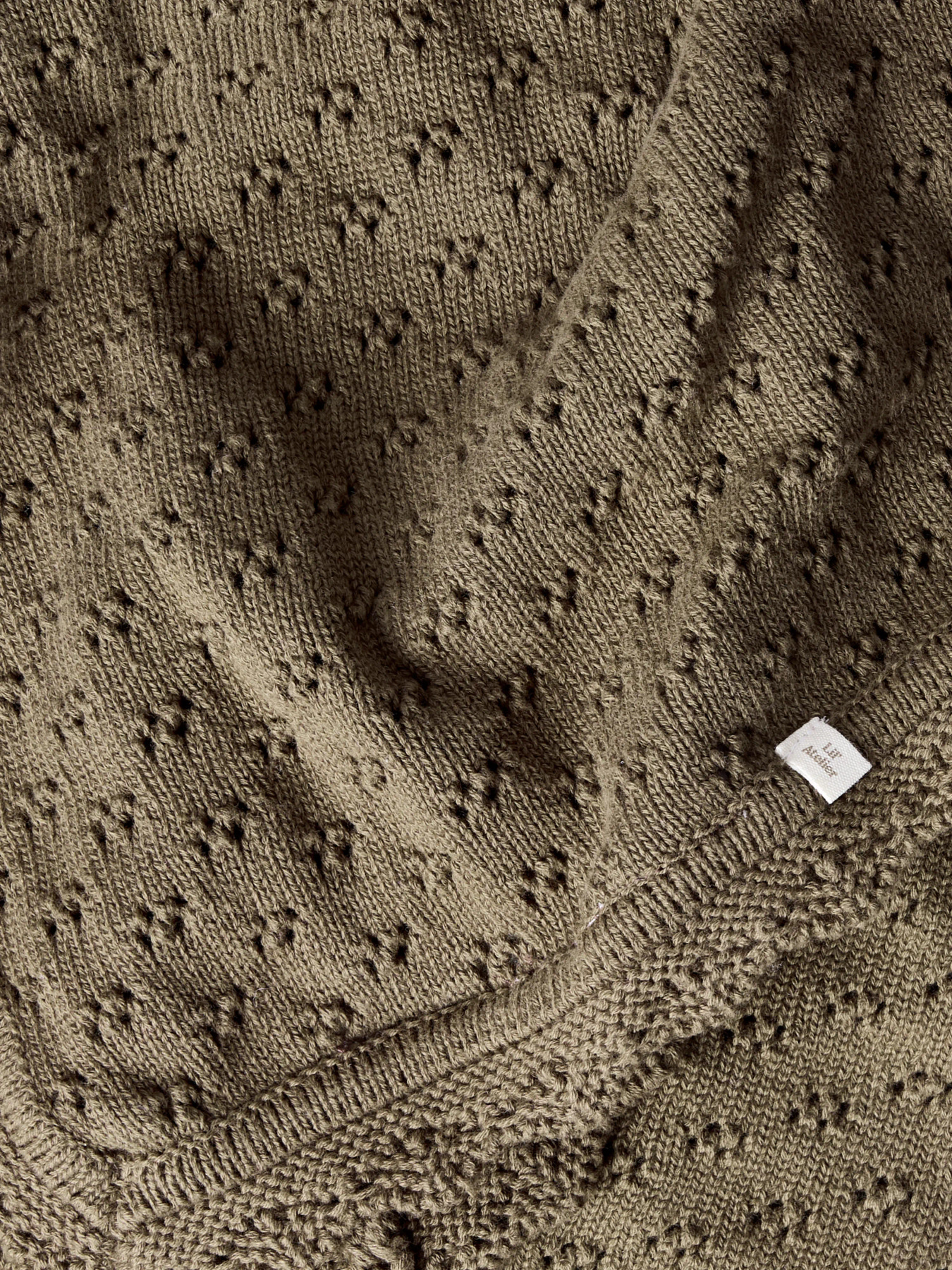 NBNNILIO KNIT BLANKET LIL Teak - 4
