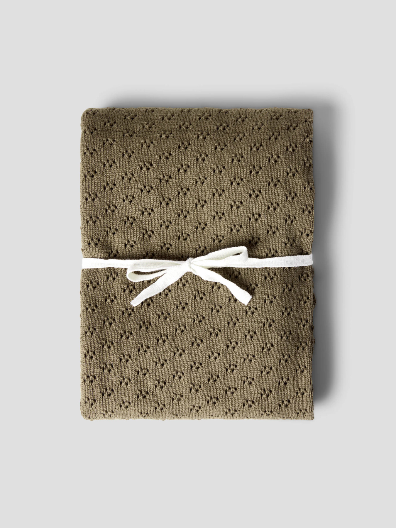 NBNNILIO KNIT BLANKET LIL Teak
