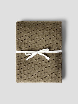 NBNNILIO KNIT BLANKET LIL Teak