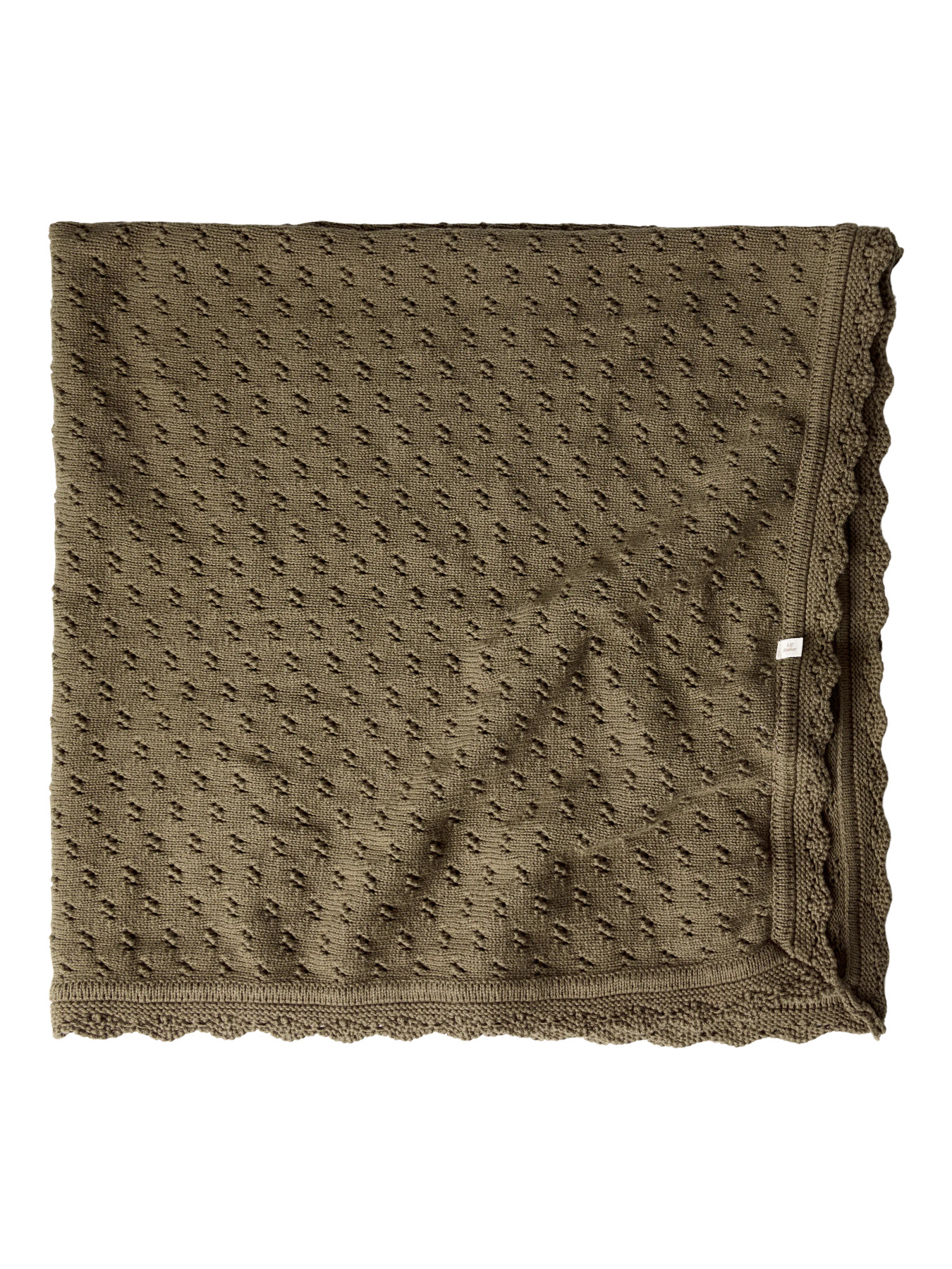 NBNNILIO KNIT BLANKET LIL Teak - 2