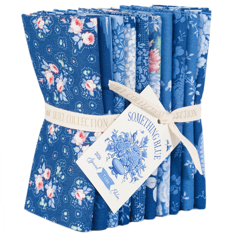 Tilda  Fat Quarter Something Blue Dark