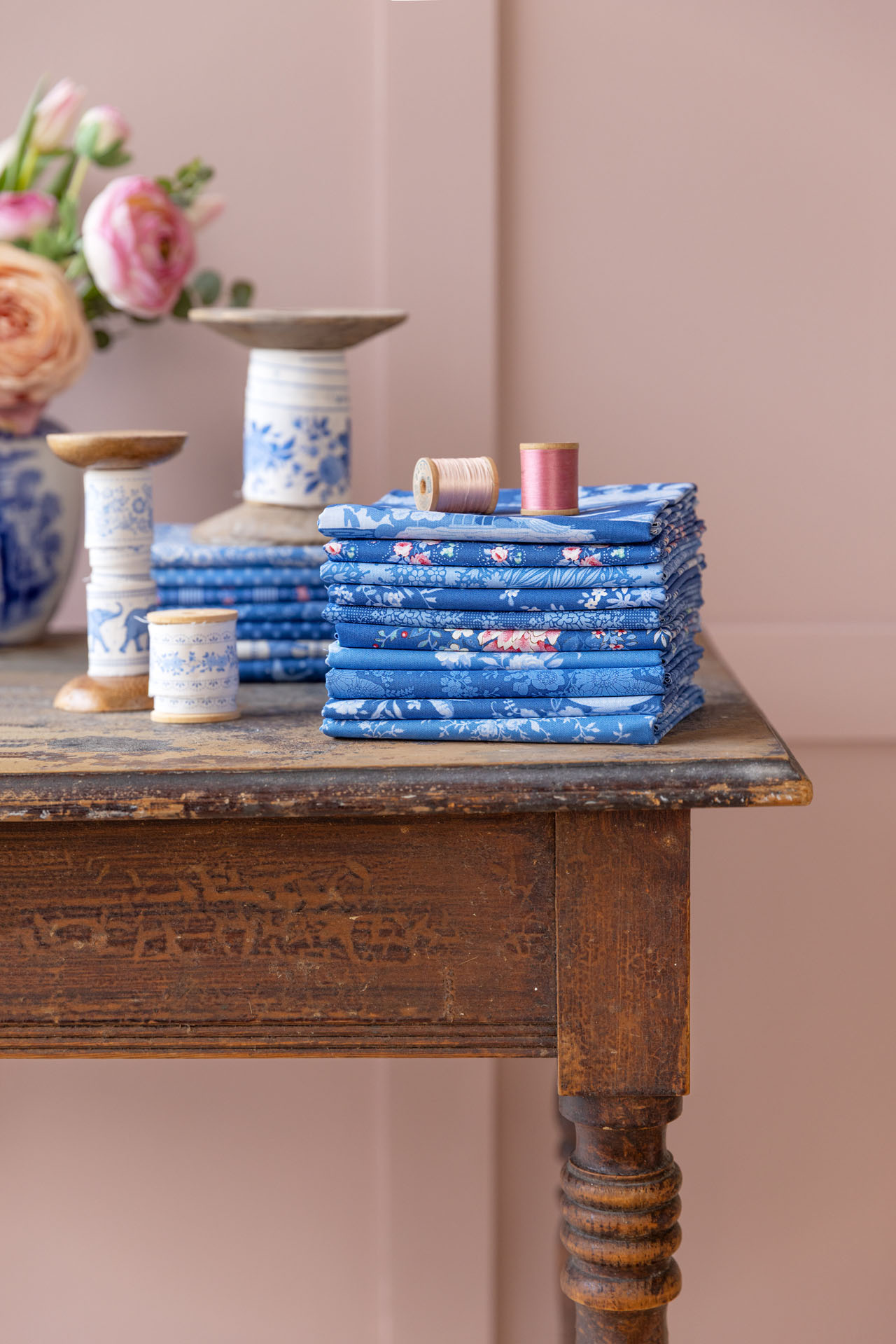 Tilda  Fat Quarter Something Blue Dark - 2