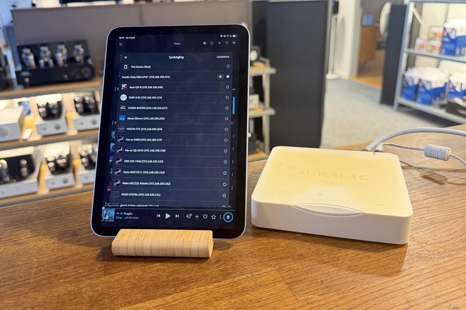 Auralic Aries Mini & iFi ipower - Begagnad streamer - 2