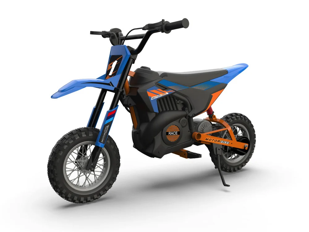 Elektrisk Crossbike för Barn 24V 250W – Blå/Orange - 15
