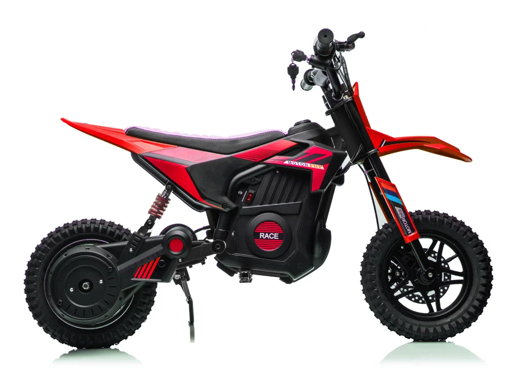 Elektrisk Crossbike för Barn 24V 250W – Röd - 3