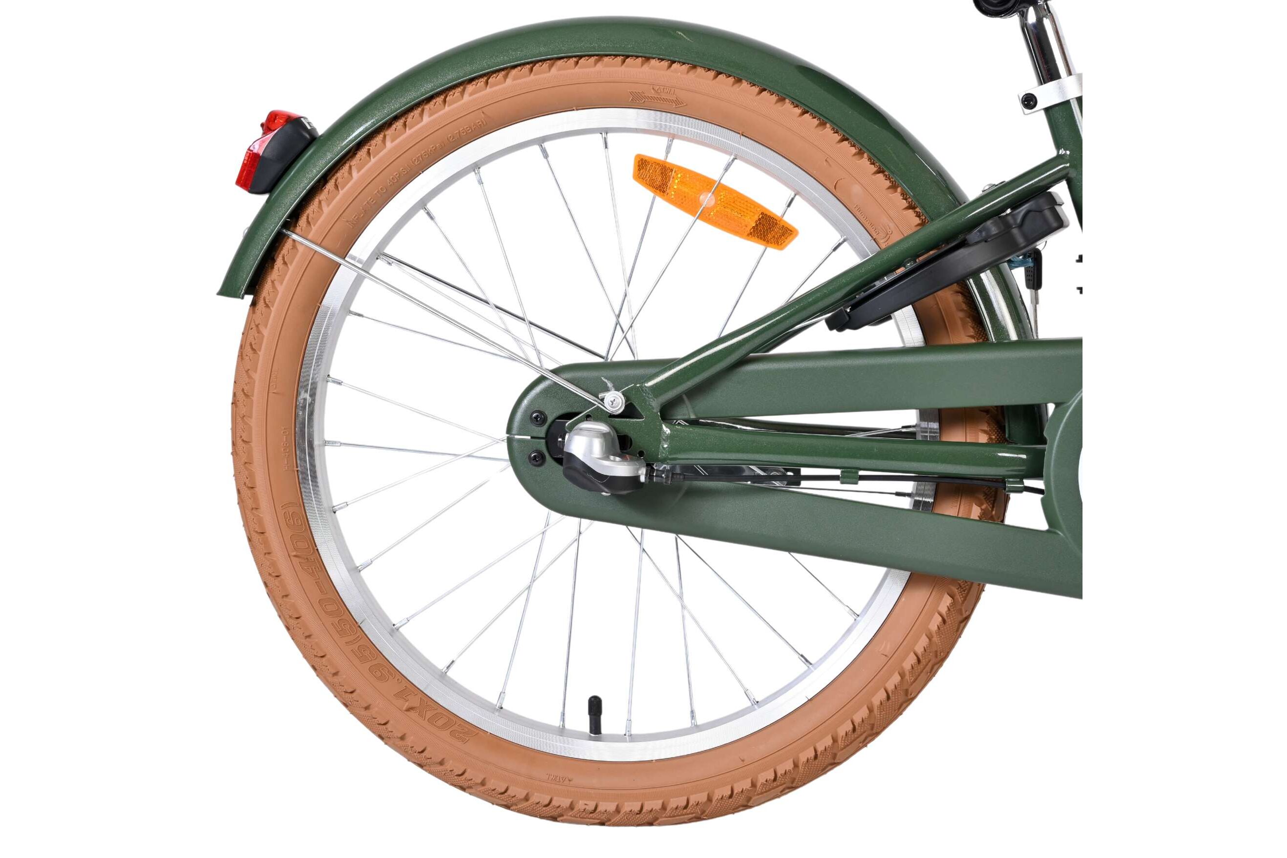 Barncykel Volare Ashley 20 tum – 3 Växlar Grön för barn 6–8 år - 2