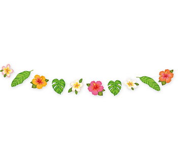 Girlang - Tropiska blommor