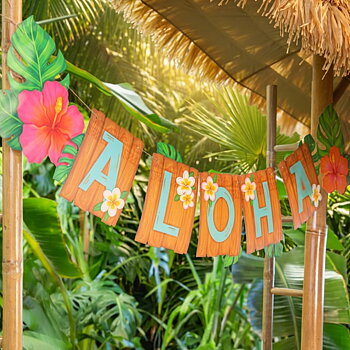 Girlang - Tropiska blommor "ALOHA"